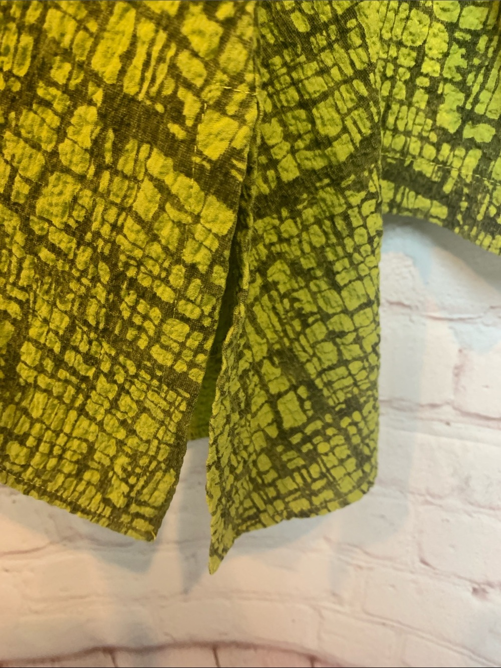 Habitat Green Patterned Lagenlook Tunic Top size M - Picture 4 of 5